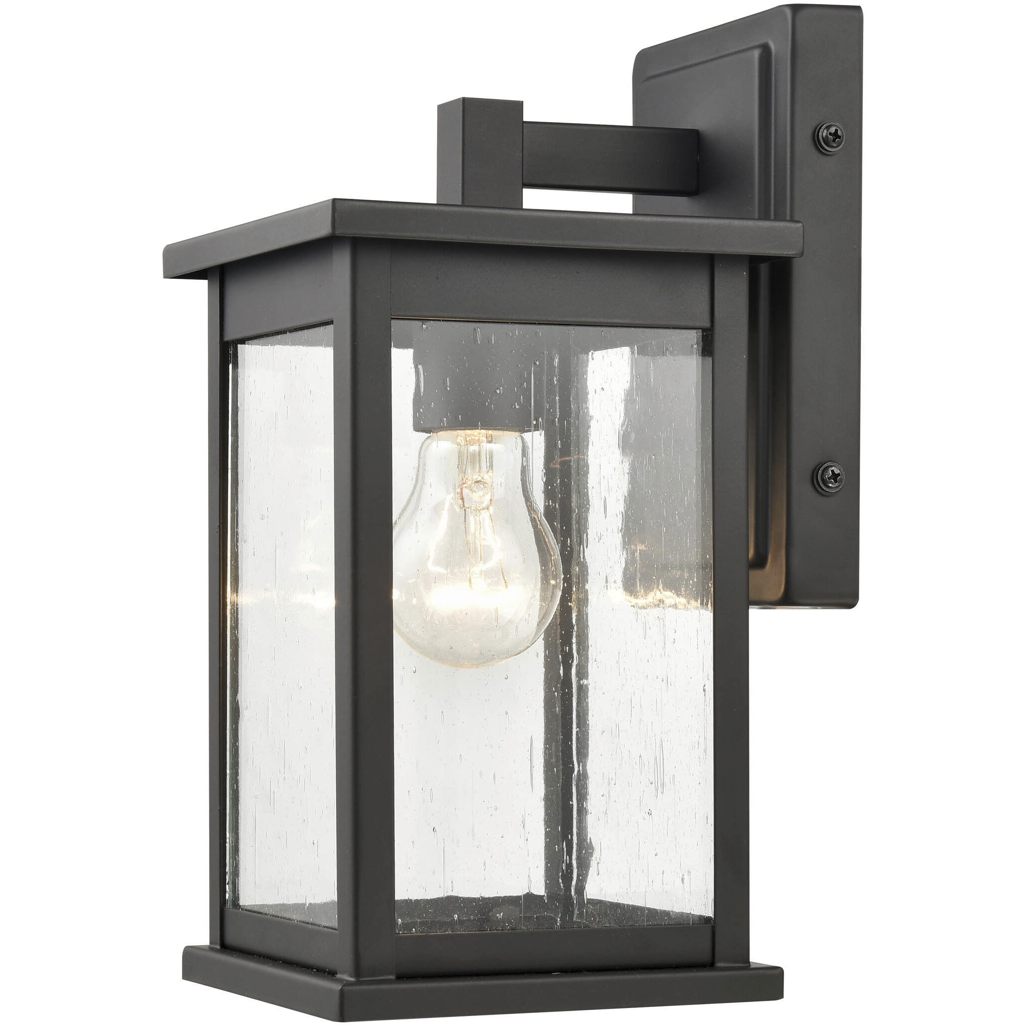 Bowton 1 Light 11.38 inch Powder Coated Black Outdoor Wall Sconce